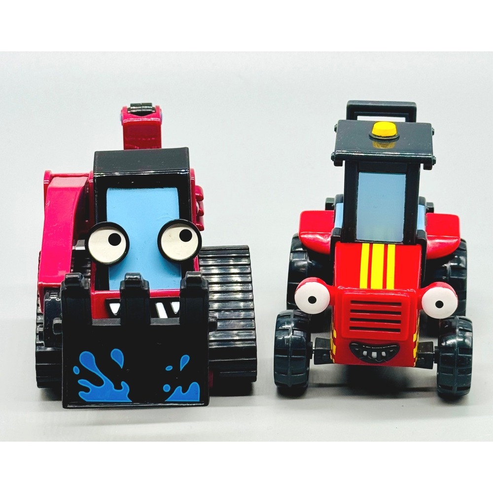 Bob the Builder Learning Curve Red Benny and Sumsy Toy Vehicles Set of 2